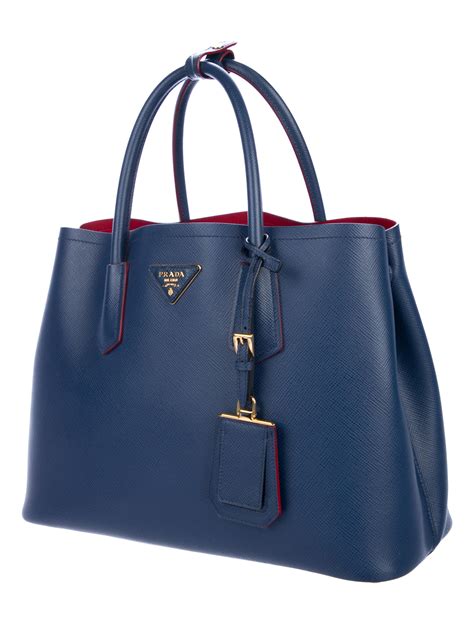 prada double saffiano tote